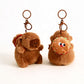 Cute Capybara Plush Keychain for Animal Lovers