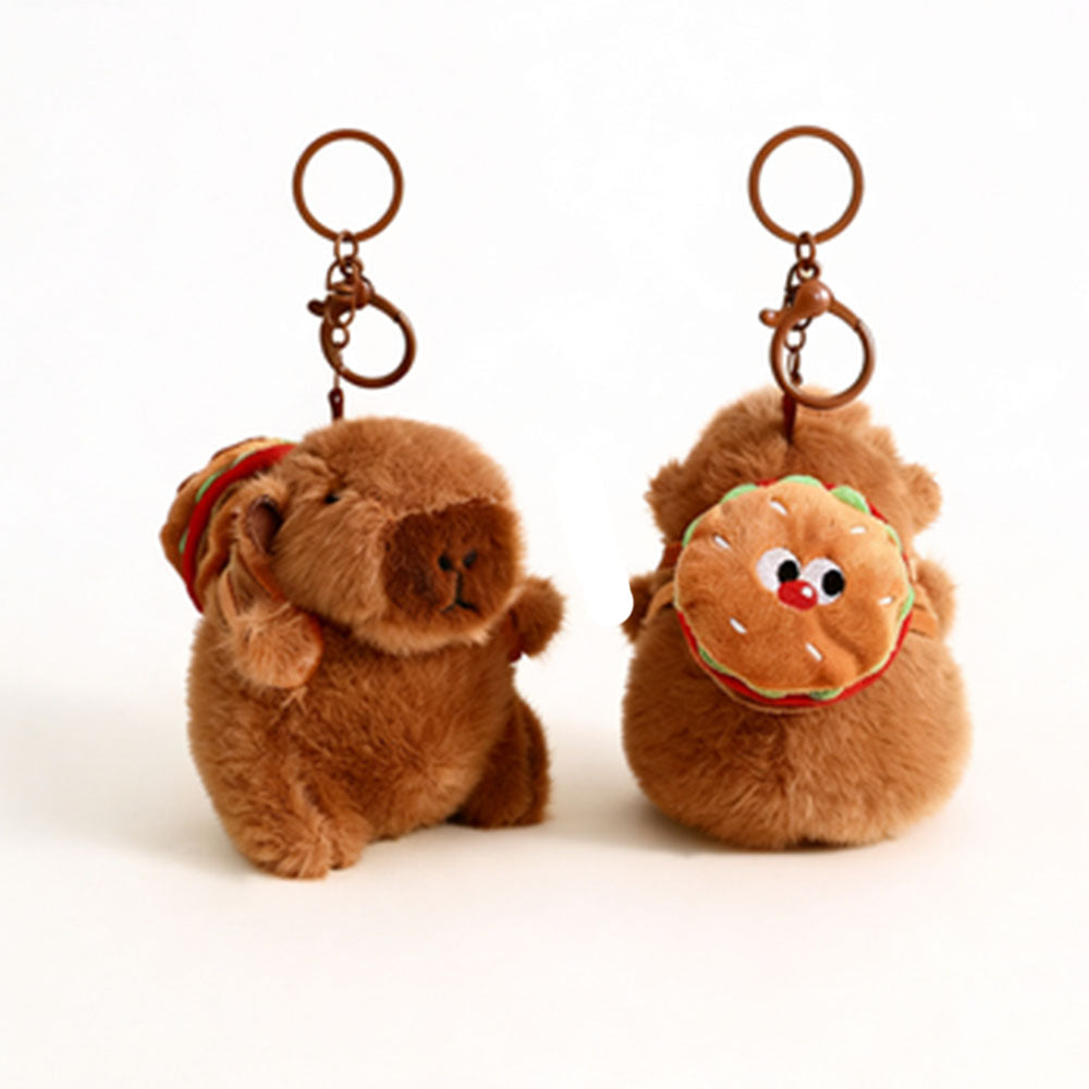 Cute Capybara Plush Keychain for Animal Lovers