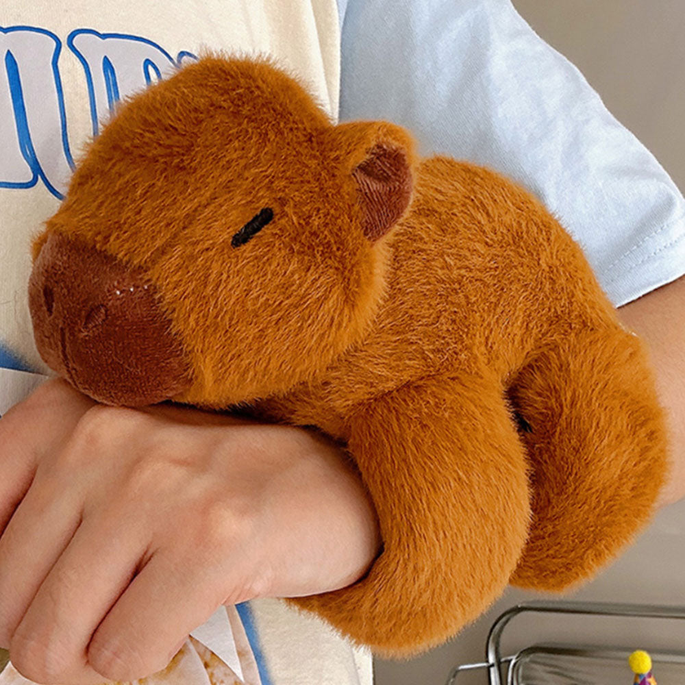 Cute Capybara Stuffed Animals Slap Bracelet
