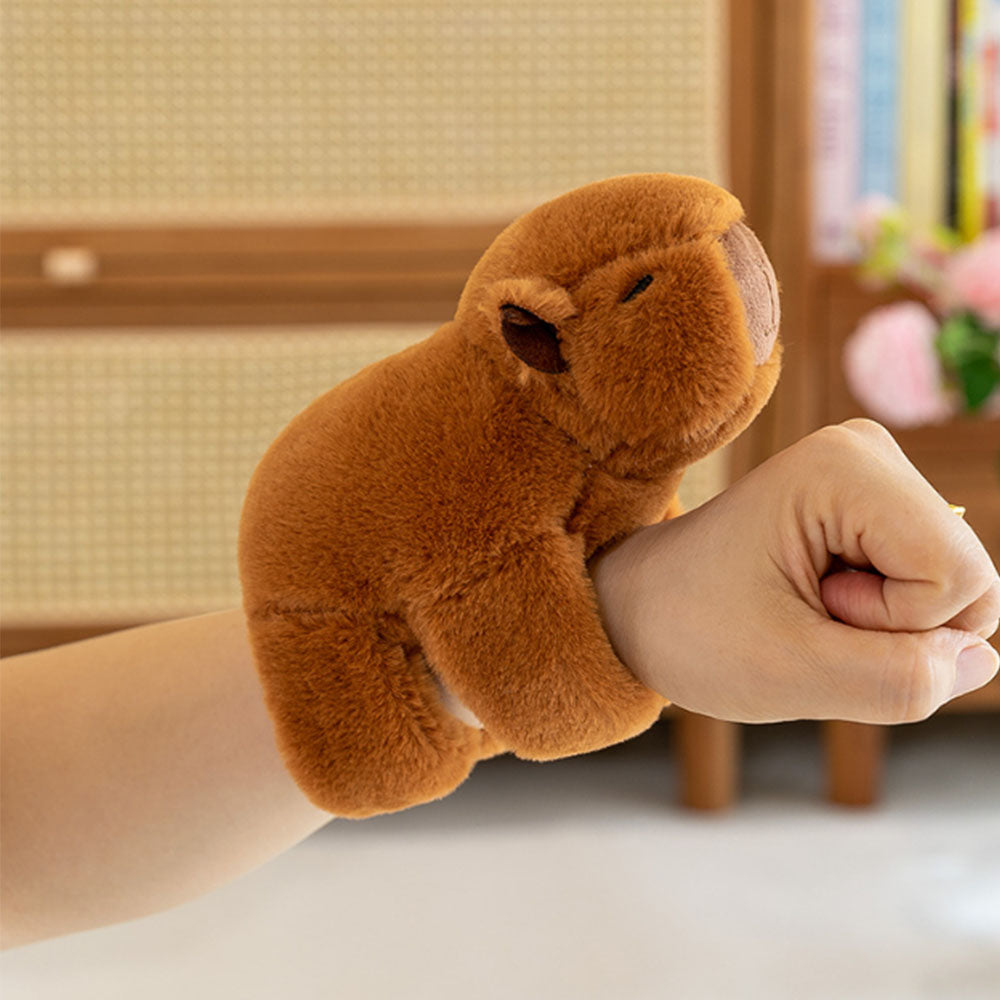 Cute Capybara Stuffed Animals Slap Bracelet