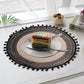 2Pcs Jute Woven Round Tableware Mat Table Mat for Dining Room Kitchen Table Decor