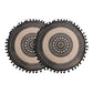 2Pcs Jute Woven Round Tableware Mat Table Mat for Dining Room Kitchen Table Decor