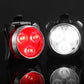 2Pcs USB Rechargeable Front and Rear 4 Light Mode Options LED Bike Lights Set