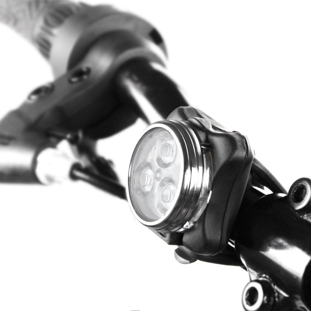 2Pcs USB Rechargeable Front and Rear 4 Light Mode Options LED Bike Lights Set