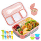 4 Compartments Bento Lunch Box Food Storage Containers Microwave Security Bento Boxes