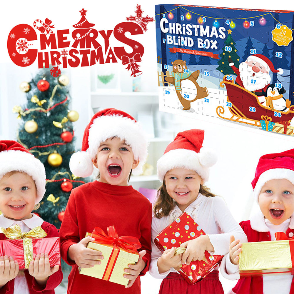 24 Days Christmas Advent Calendar Christmas Countdown Calendar with 24 Toys Xmas Surprise Blind Box