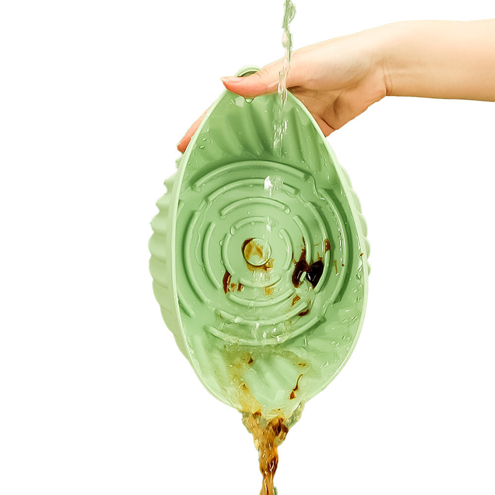 Reusable Round Air Fryer Silicone Liners with Mini Silicone Gloves and 3Pcs Silicone Baking Tools