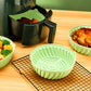 Reusable Round Air Fryer Silicone Liners with Mini Silicone Gloves and 3Pcs Silicone Baking Tools