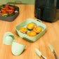 Reusable Round Air Fryer Silicone Liners with Mini Silicone Gloves and 3Pcs Silicone Baking Tools