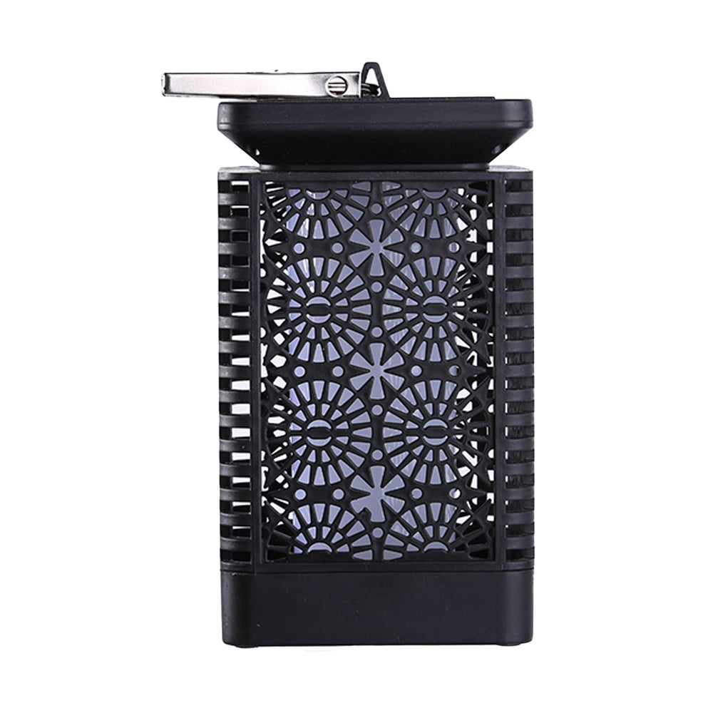 Flickering Flame Diamond Cutout Pattern Decorative Solar Outdoor Lights