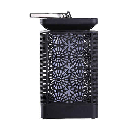 Flickering Flame Diamond Cutout Pattern Decorative Solar Outdoor Lights