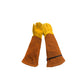 Long Cowhide Gardening Gloves Heavy Duty Thorn Proof Puncture Resistant