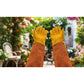 Long Cowhide Gardening Gloves Heavy Duty Thorn Proof Puncture Resistant