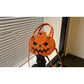 Pumpkin Shaped PU Shoulder Crossbody Bag for Halloween and Everyday Wear