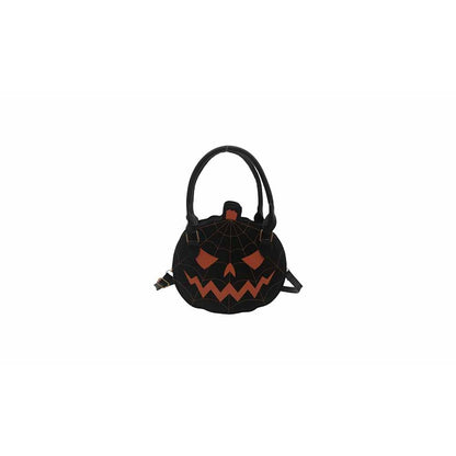 Pumpkin Shaped PU Shoulder Crossbody Bag for Halloween and Everyday Wear