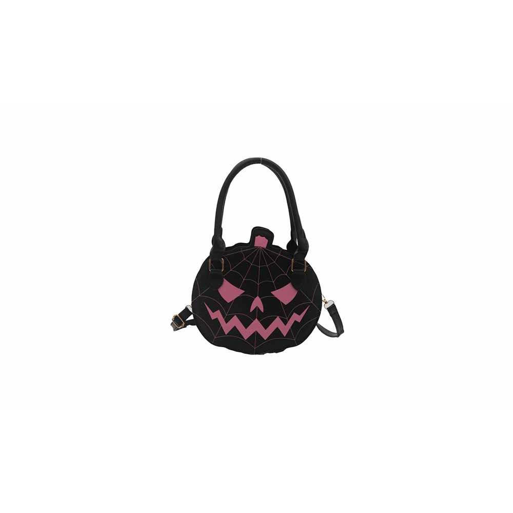 Pumpkin Shaped PU Shoulder Crossbody Bag for Halloween and Everyday Wear