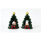 Christmas Tree Resin Ornament for Home Living Room Decoration