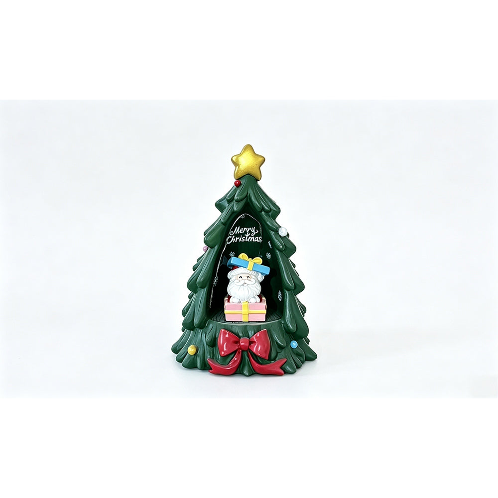 Christmas Tree Resin Ornament for Home Living Room Decoration