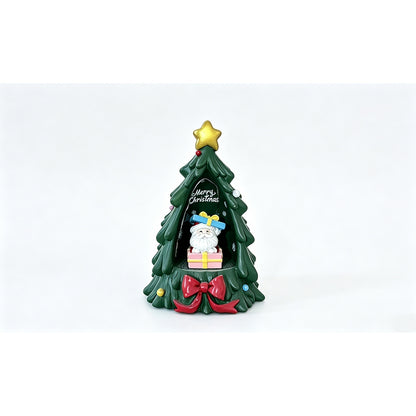 Christmas Tree Resin Ornament for Home Living Room Decoration