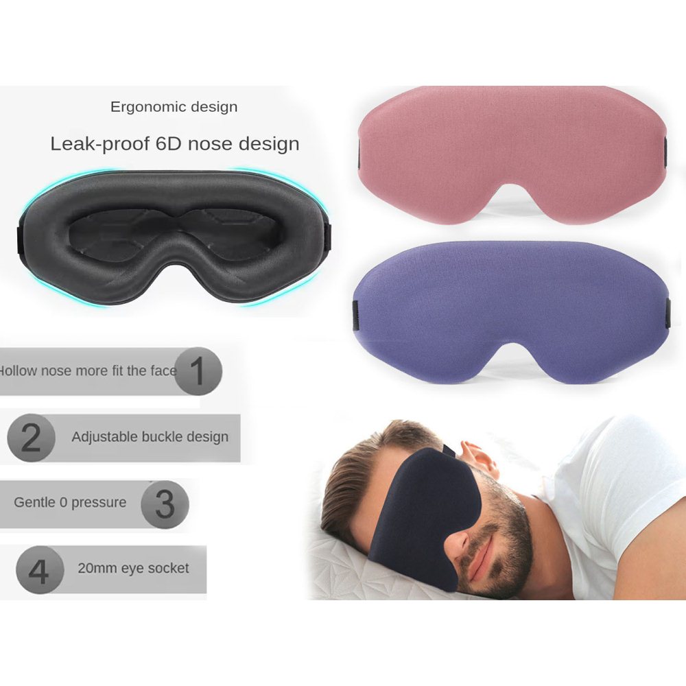3D Light Blocking Comfort Sleep Eye Mask