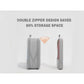 4Pcs Zipper Compression Storage Packing Bags Travel Luggage Organizers