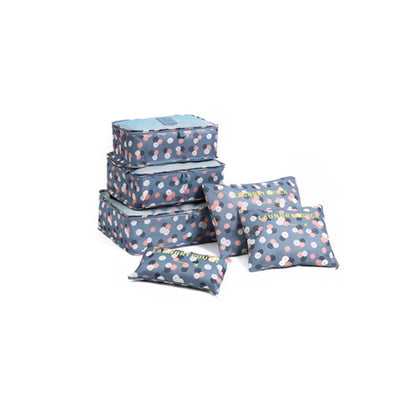 6Pcs Travel Storage Bag Set for Clothes Tidy Organizer for Suitcase