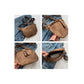 Stylish Hobo Solid Color PU Leather Satchel Wide Strap Chest Bag