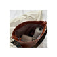 PU Leather High-Capacity Shoulder Sling Bag with Simple Adjustable Wide Strap