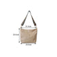 PU Leather High-Capacity Shoulder Sling Bag with Simple Adjustable Wide Strap