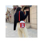 Fashion Patchwork Canvas Shoulder Bag