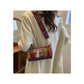 Tassel Ethnic Style Shoulder Bag Embroidery Stripe Crossbody Bag