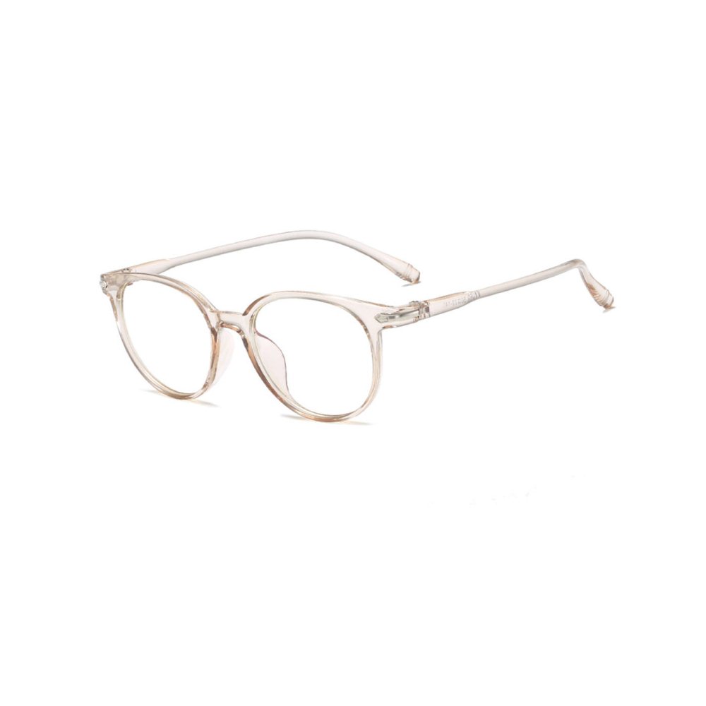 Transparent Blue Light Blocking Glasses with Flat Lens for Eye Protection