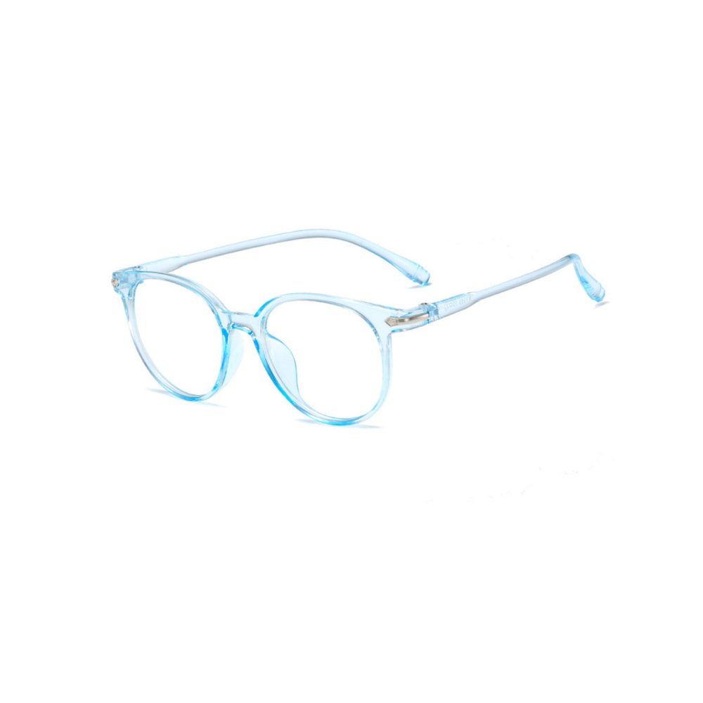 Transparent Blue Light Blocking Glasses with Flat Lens for Eye Protection