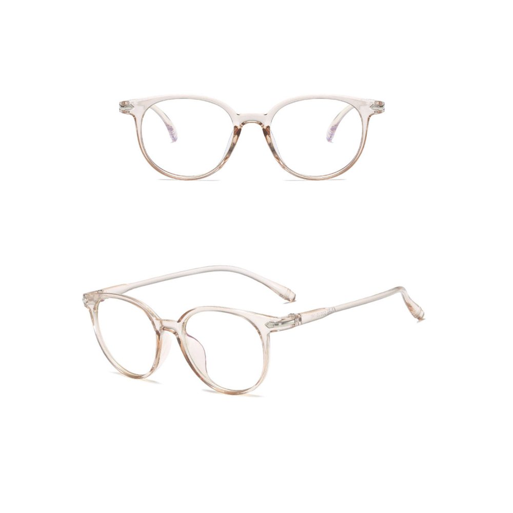 Transparent Blue Light Blocking Glasses with Flat Lens for Eye Protection
