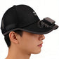 Solar and USB Rechargeable Baseball Hat with Built-in Fan