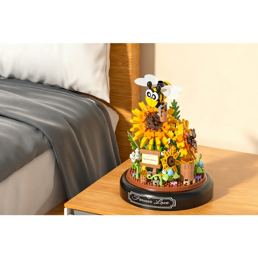 Insect Plant Building Blocks Set with Display Dome