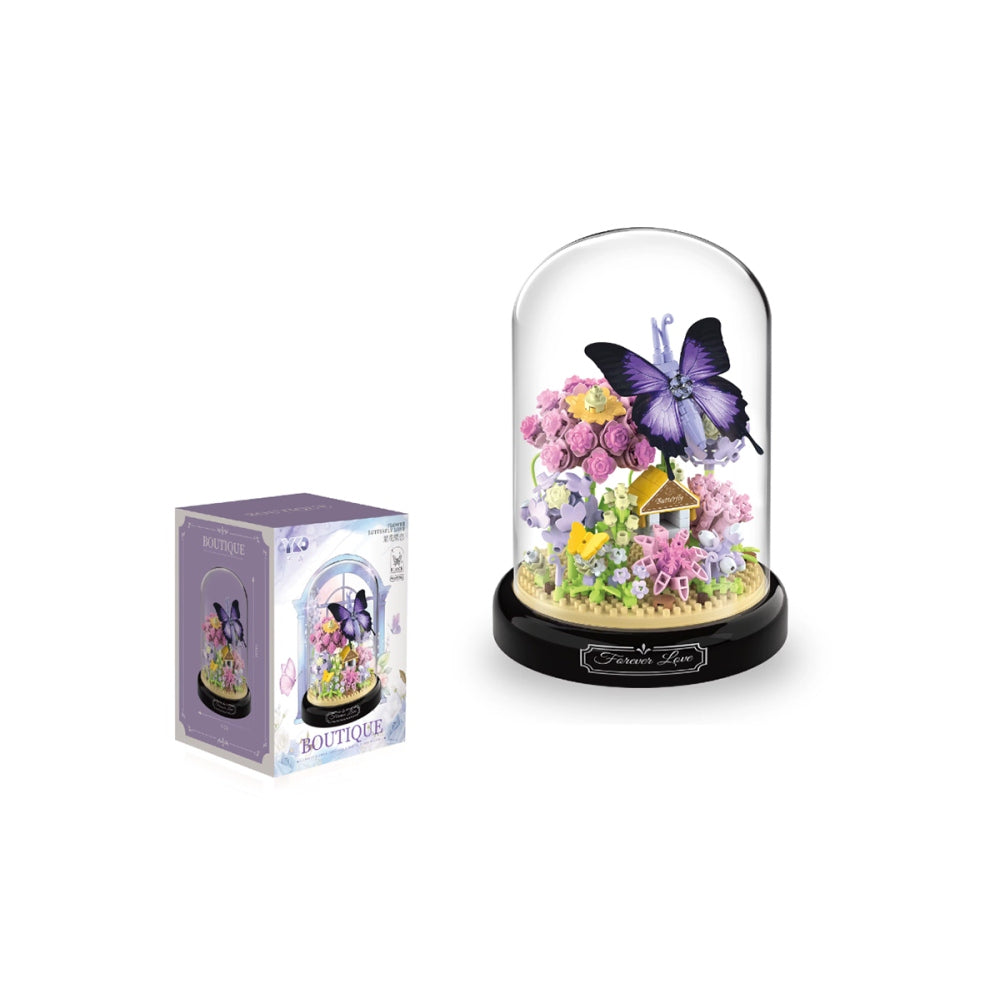 Insect Plant Building Blocks Set with Display Dome
