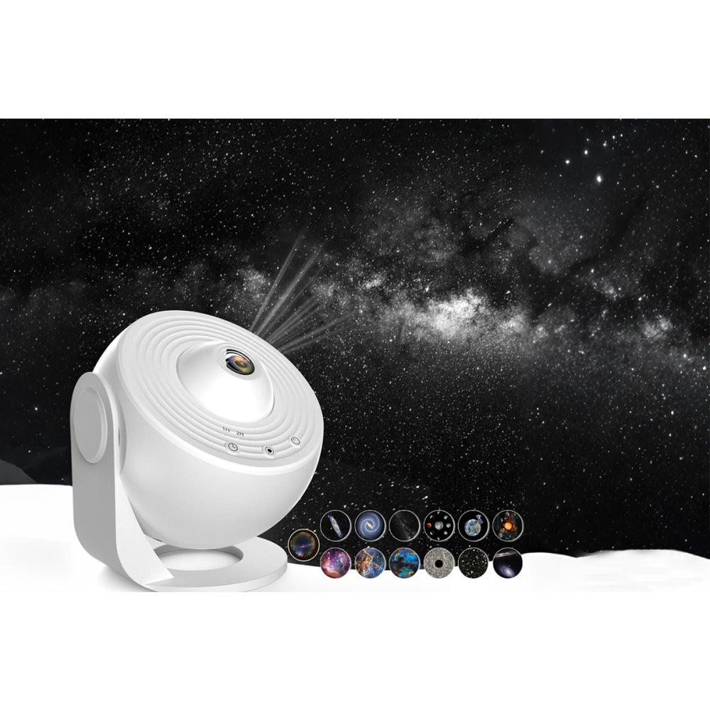 Star Projector Galaxy Light with 13 Slides for Night Ambience