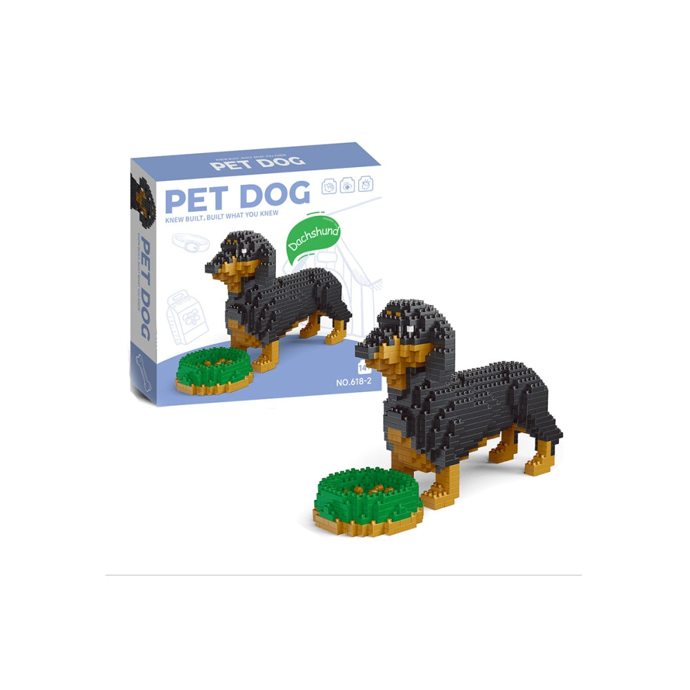 Pet Dog Building Blocks Small Particle Assembly Toy