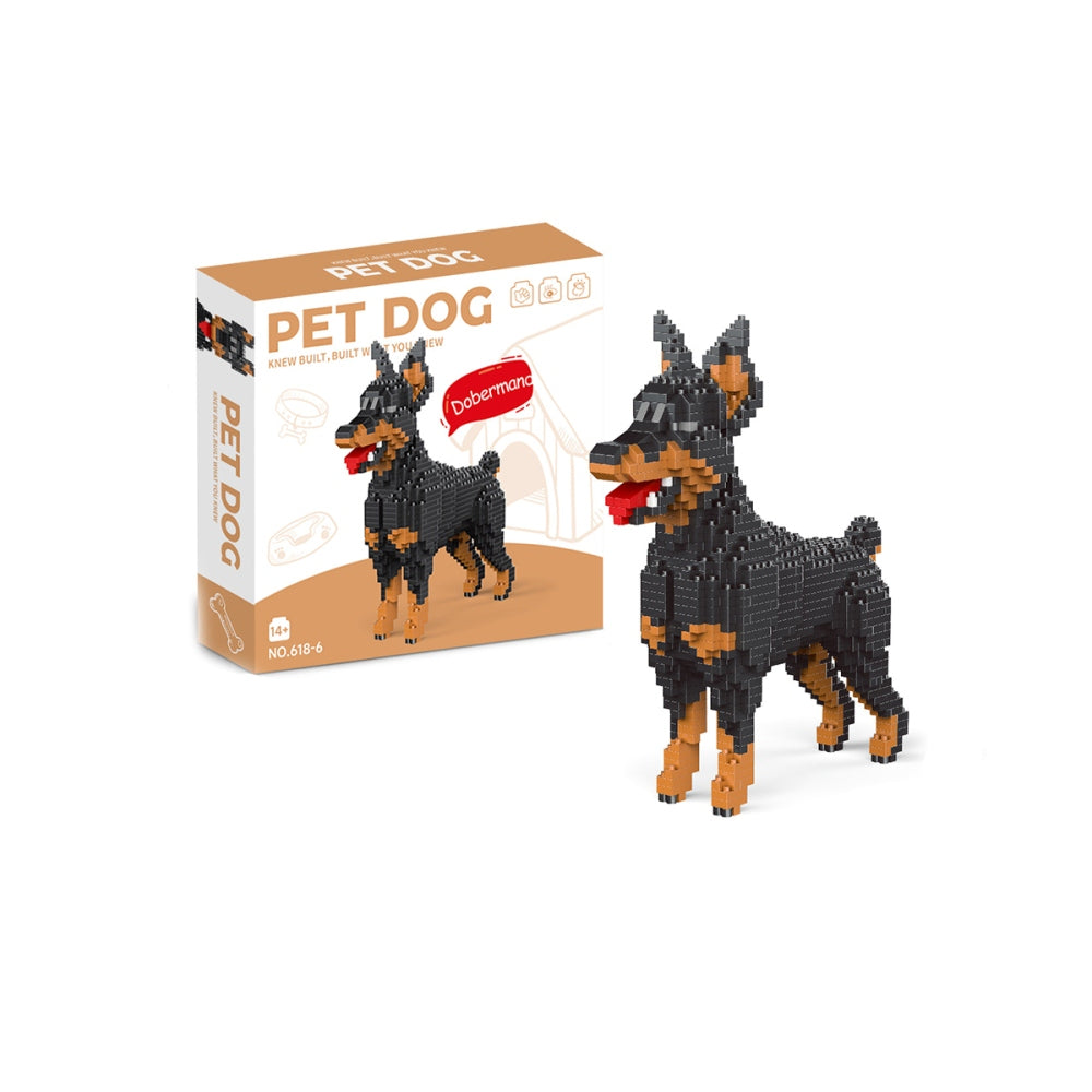 Pet Dog Building Blocks Small Particle Assembly Toy