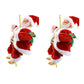 2Pcs Climbing Santa Claus Toy with Music Decoration for Christmas