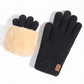 Full Finger Gloves Winter Touchscreen Plus Fleece Warm Gloves