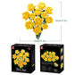 DIY 585-Piece Building Blocks Rose Bouquet Kit