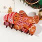 Christmas Hair Claw Clips with Santa Gingerbread Man Design