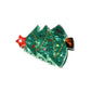 Christmas Hair Claw Clips with Santa Gingerbread Man Design