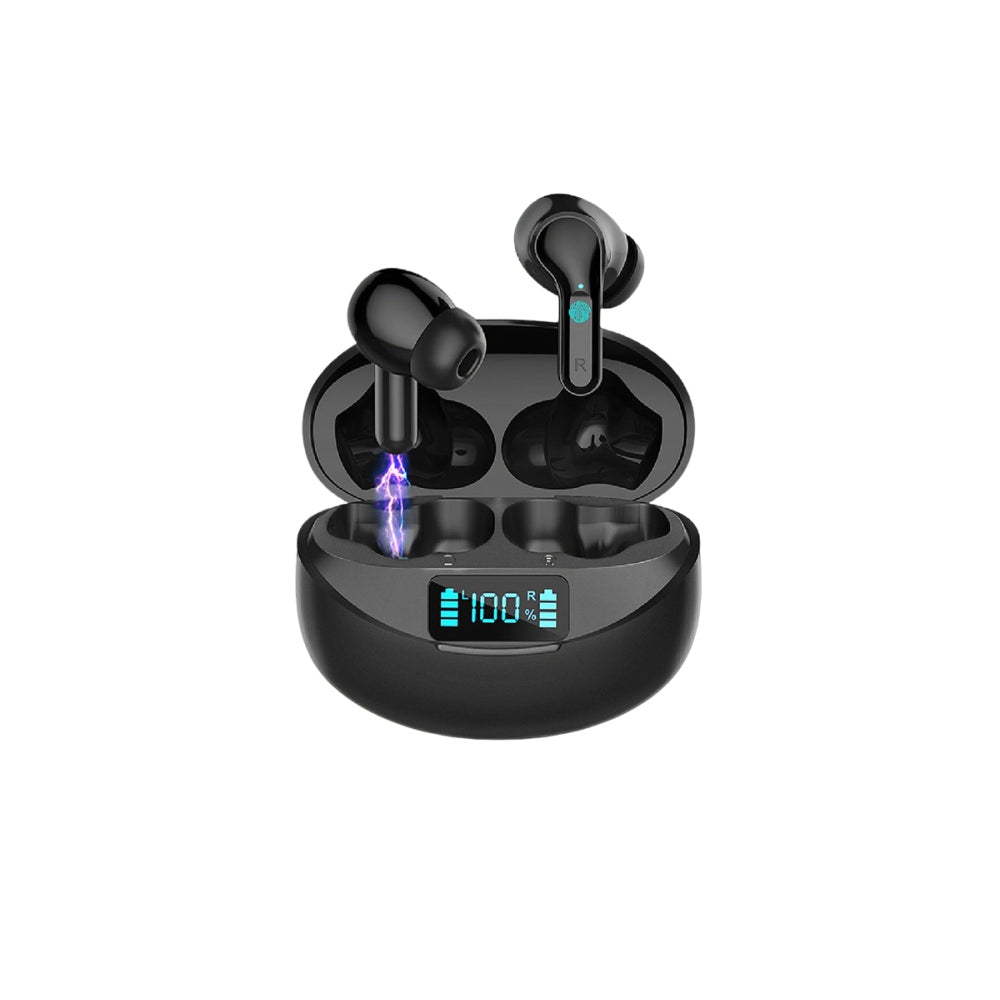 Digital Display Wireless Earphones with Touch Control