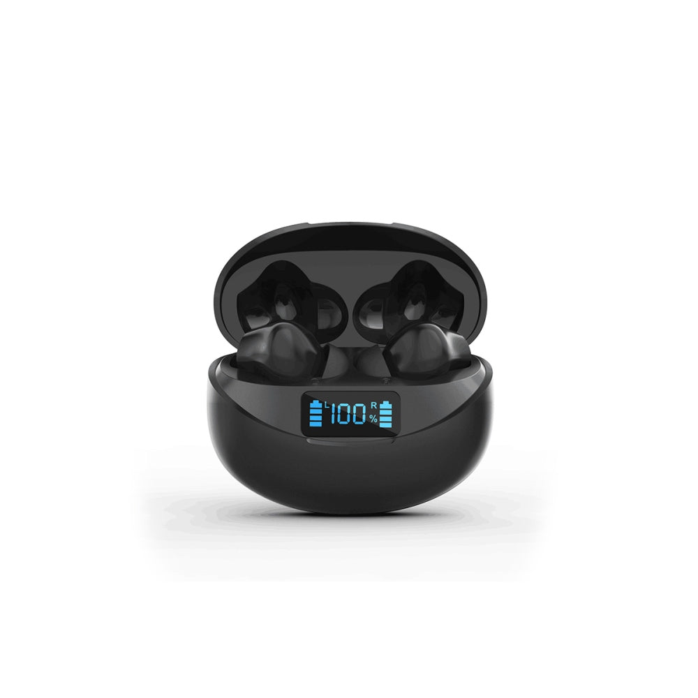 Digital Display Wireless Earphones with Touch Control