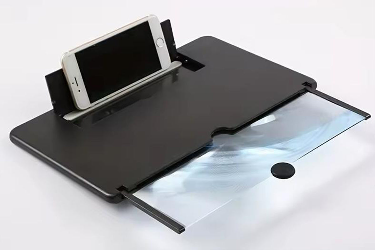 Cell Phone Screen Magnifier HD Video Amplifier Stand Bracket Phones Screen Magnifier for Smartphones