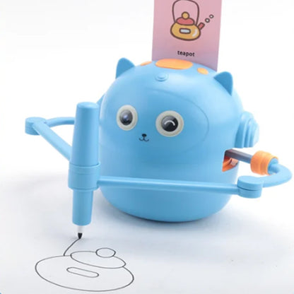 Interactive Educational Drawing Robot Toy with 100 Cards