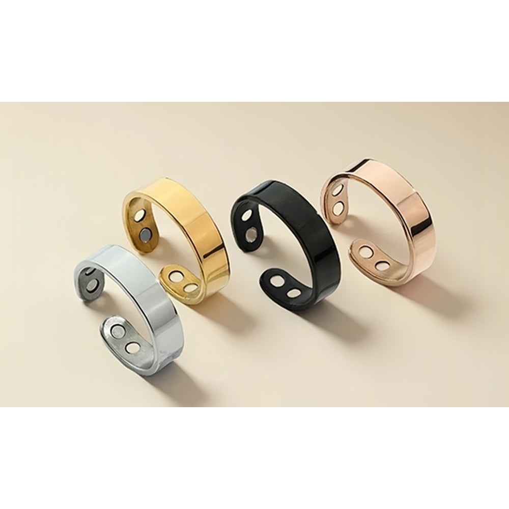 Open Adjustable Ring with Built In Attraction Piece